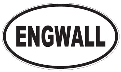 ENGWALL - Oval Sticker
