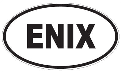 ENIX - Oval Sticker