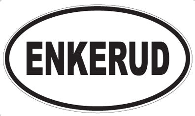 ENKERUD - Oval Magnet