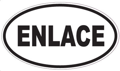 ENLACE - Oval Sticker