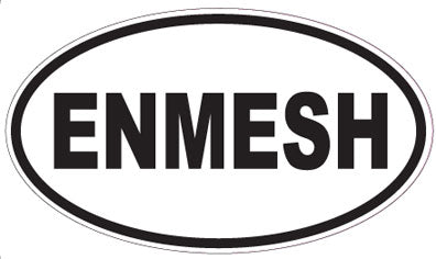 ENMESH - Oval Sticker