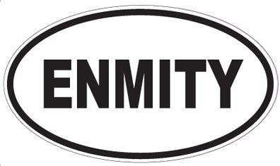 ENMITY - Oval Sticker