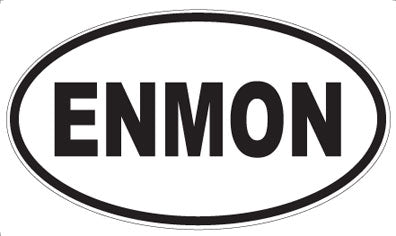 ENMON - Oval Sticker