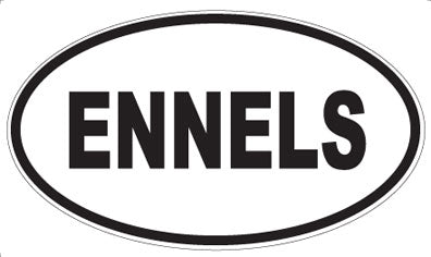 ENNELS - Oval Magnet