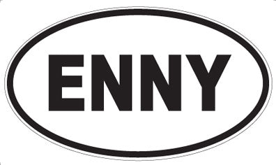 ENNY - Oval Sticker