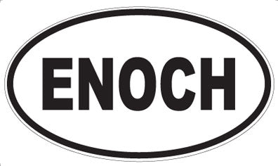 ENOCH - Oval Sticker