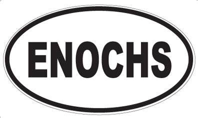 ENOCHS - Oval Magnet