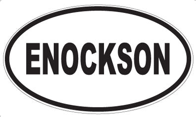 ENOCKSON - Oval Sticker