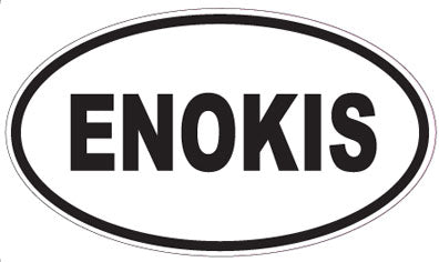 ENOKIS - Oval Sticker