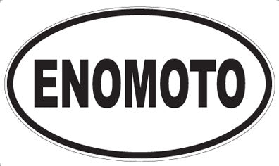 ENOMOTO - Oval Sticker