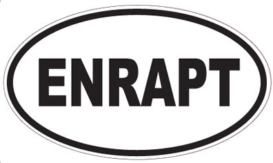 ENRAPT - Oval Sticker