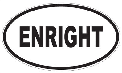 ENRIGHT - Oval Magnet