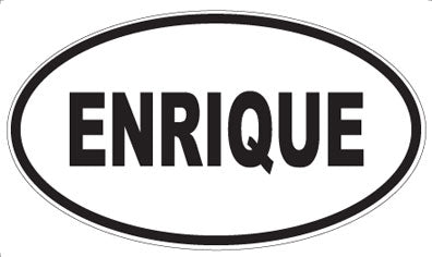 ENRIQUE - Oval Magnet
