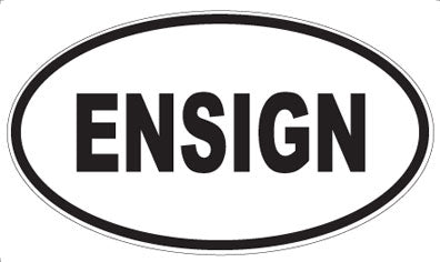 ENSIGN - Oval Magnet