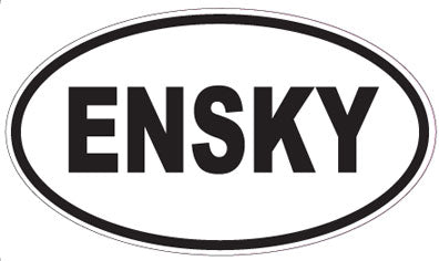 ENSKY - Oval Sticker