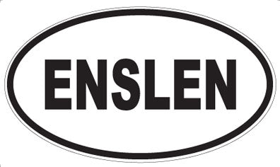ENSLEN - Oval Sticker