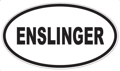 ENSLINGER - Oval Magnet
