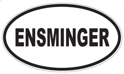 ENSMINGER - Oval Magnet