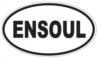 ENSOUL - Oval Sticker