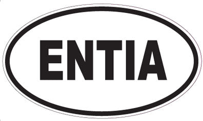 ENTIA - Oval Magnet