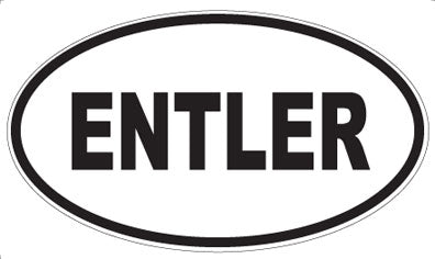ENTLER - Oval Magnet