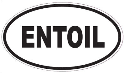 ENTOIL - Oval Sticker