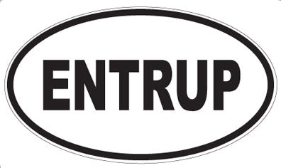 ENTRUP - Oval Sticker