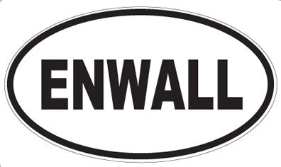 ENWALL - Oval Sticker