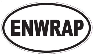 ENWRAP - Oval Sticker