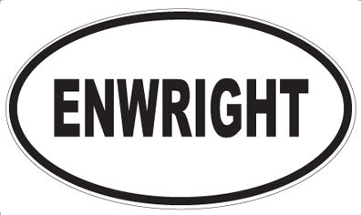 ENWRIGHT - Oval Magnet