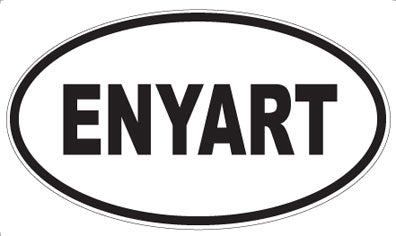 ENYART - Oval Sticker
