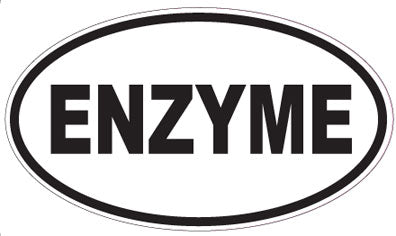ENZYME - Oval Sticker