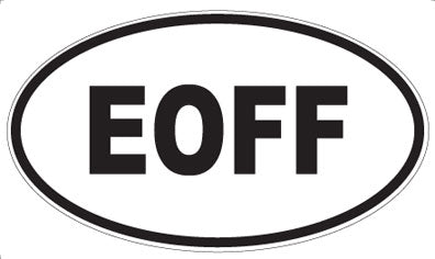EOFF - Oval Magnet