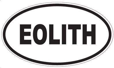 EOLITH - Oval Sticker