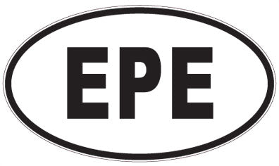 EPE - 3 Letter Initials Oval Magnet