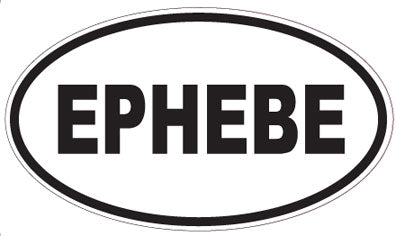 EPHEBE - Oval Sticker
