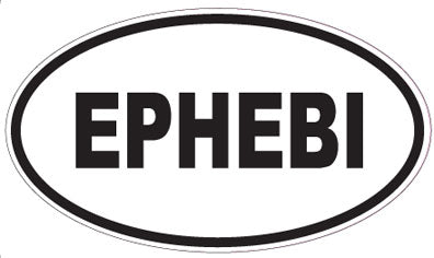 EPHEBI - Oval Sticker