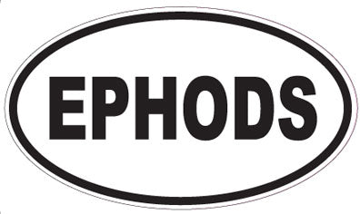 EPHODS - Oval Sticker