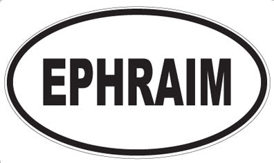 EPHRAIM - Oval Sticker
