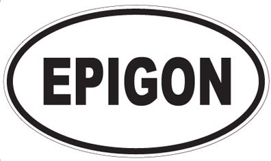 EPIGON - Oval Sticker