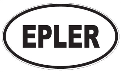 EPLER - Oval Sticker