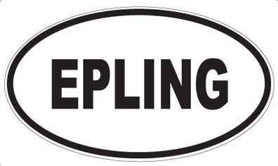 EPLING - Oval Sticker