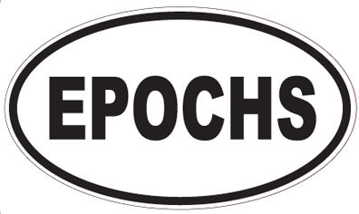 EPOCHS - Oval Sticker