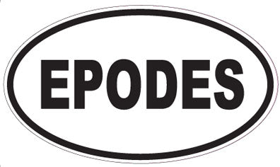 EPODES - Oval Sticker