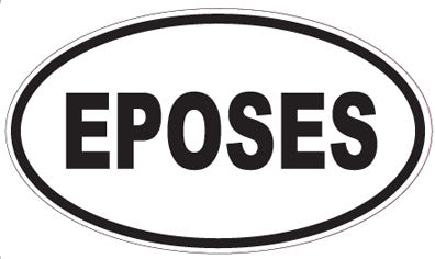EPOSES - Oval Sticker
