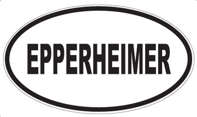 EPPERHEIMER - Oval Sticker