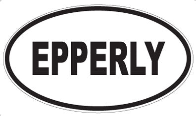 EPPERLY - Oval Sticker