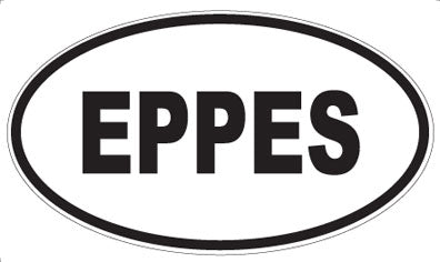 EPPES - Oval Sticker