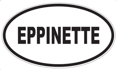 EPPINETTE - Oval Sticker
