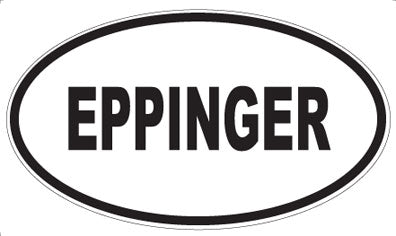 EPPINGER - Oval Sticker
